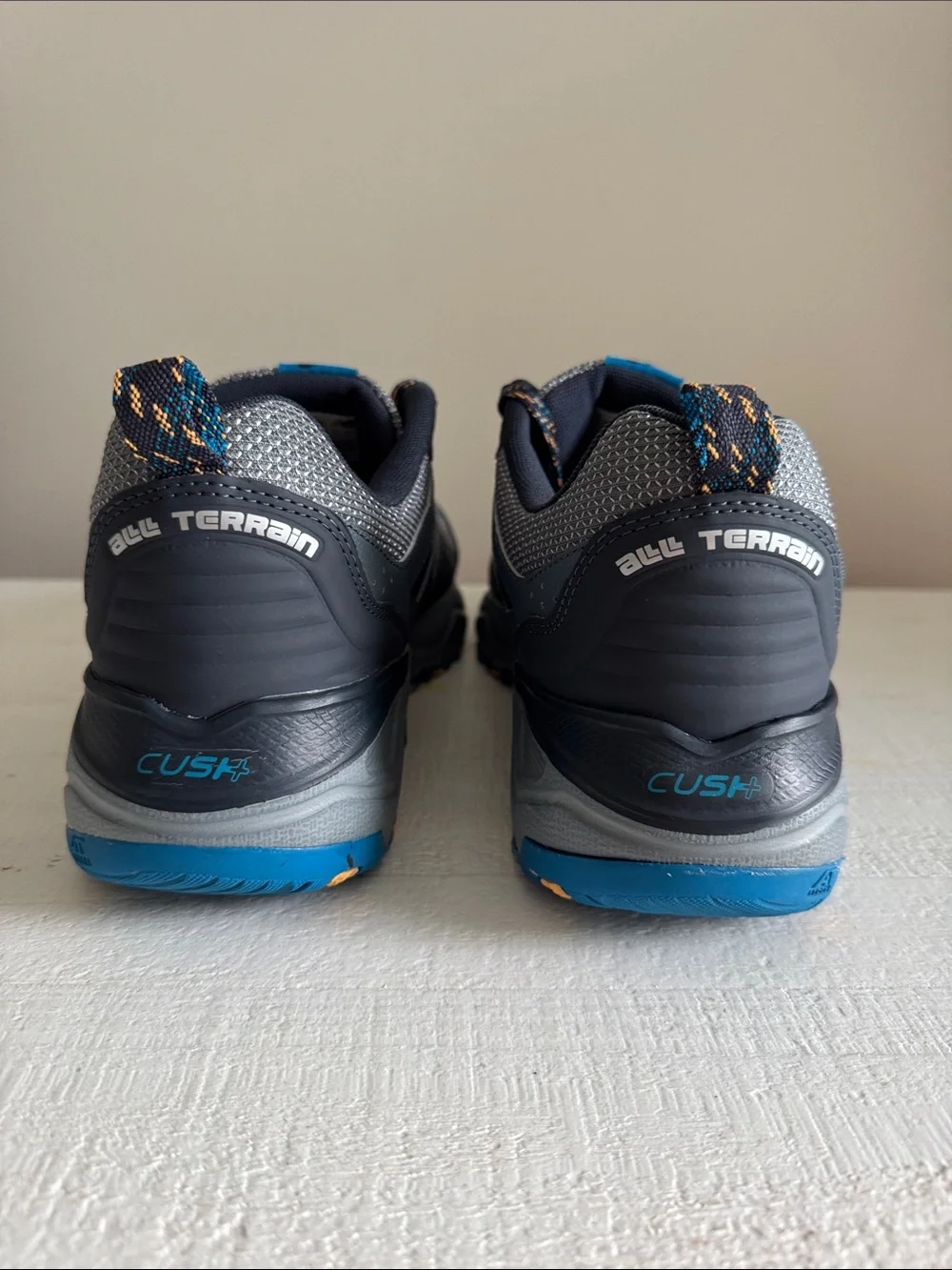 New Balance Mens 481 v3 Grey & Blue Trail Sneakers. Minimal wear.